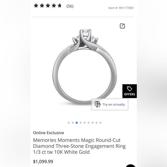 Kay Jewelers Diamond Engagement Ring - Picture 6 of 10